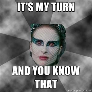 It's my turn to see what I can see, I hope you'll understand, this time's just for me