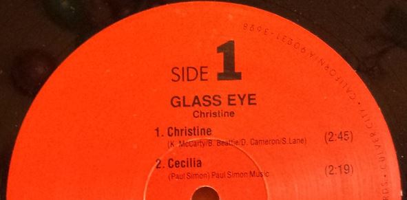 One for Friday: Glass Eye, "Cecilia"
