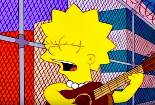 Laughing Matters — Lisa Simpson, "Union Strike Folk Song"