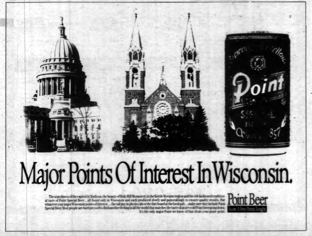 The Art of the Sell: "Major Points of Interest in Wisconsin"