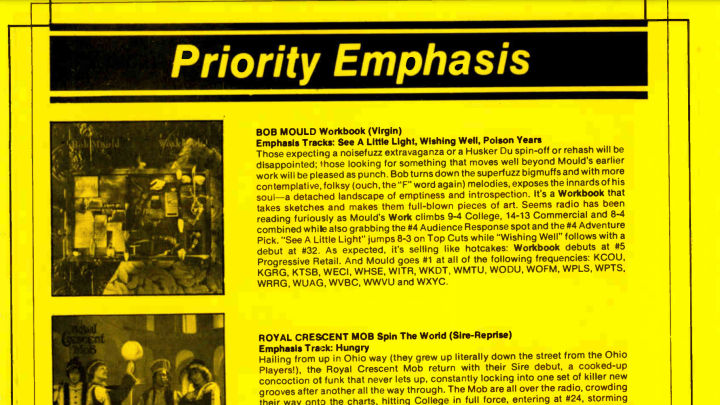 Radio Days — Priority Emphasis