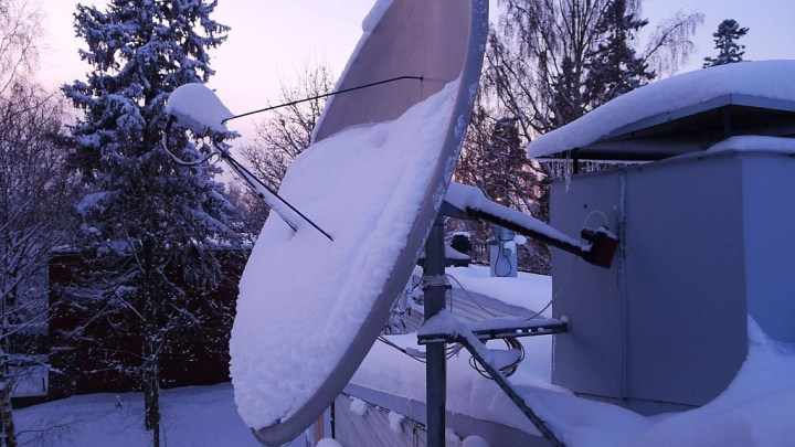Radio Days — The Snowbound Satellite Dish