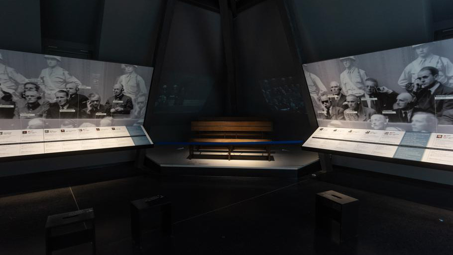 Photo of the Memorium Nuremberg Trials exhibition in Nuremberg, Germany. Photo credit:David Edwards of "Stars and Stripes"